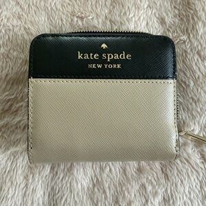 Kate Spade Black and Cream Wallet